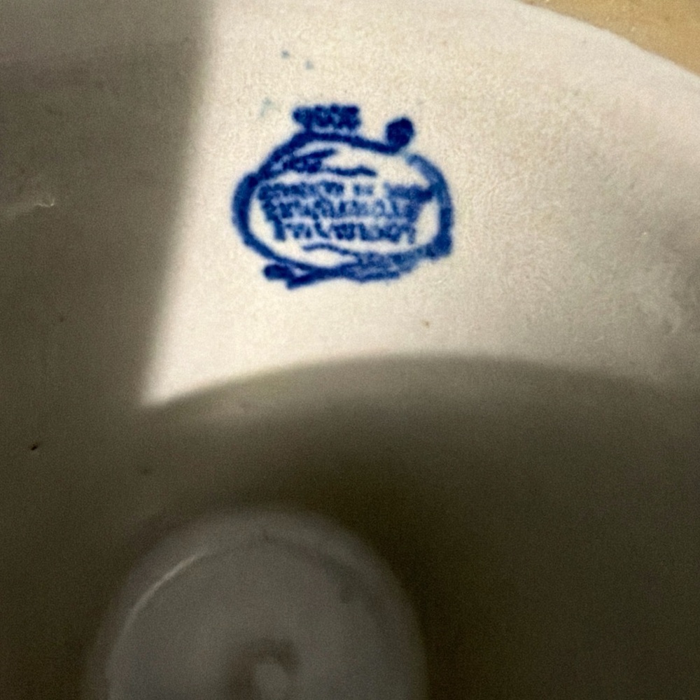 Hand Thrown Blue Vtg Chalice Cross Louisville Pottery Stoneware Chalice Marked - Picture 9 of 11